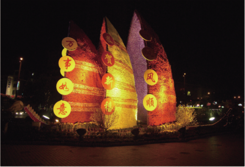 佛山市春節(jié)燈飾擺花工程（二）